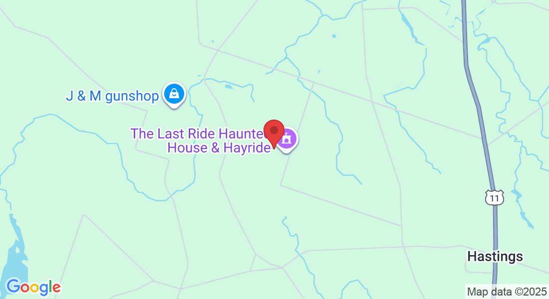 Map showing The Last Ride location